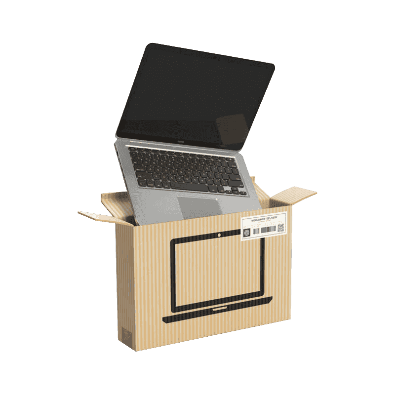 Pudła do pakowania laptopów z tektury falistej