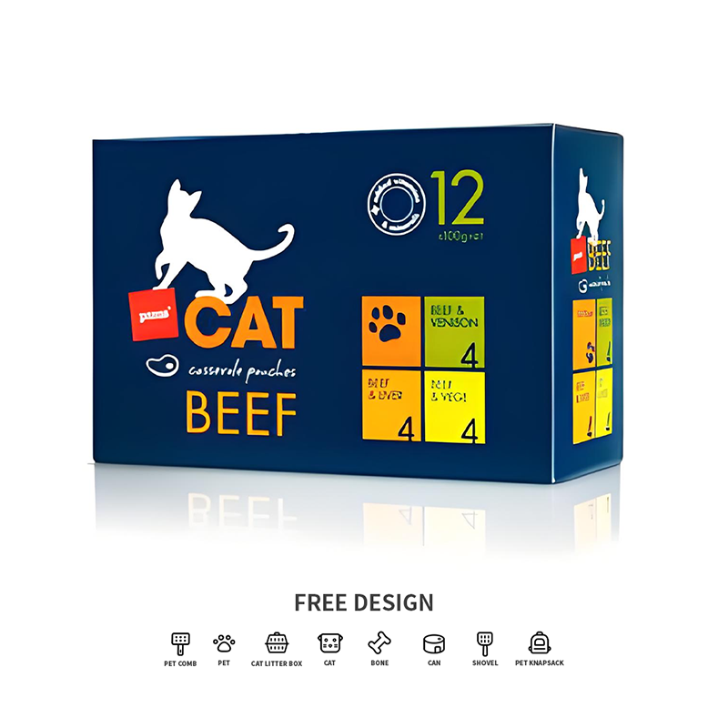 Pudełka do pakowania narzędzi dla zwierząt z tektury falistej