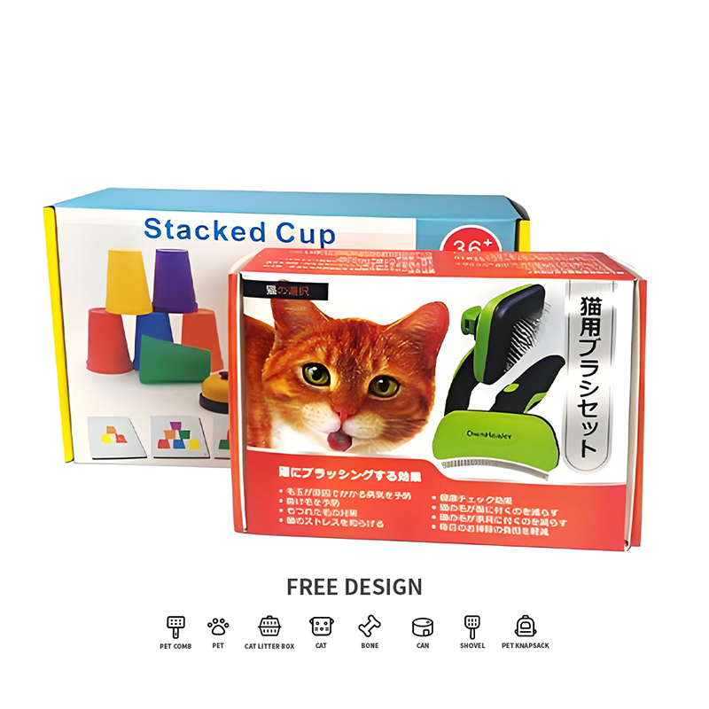 Pudełka do pakowania narzędzi dla zwierząt z tektury falistej