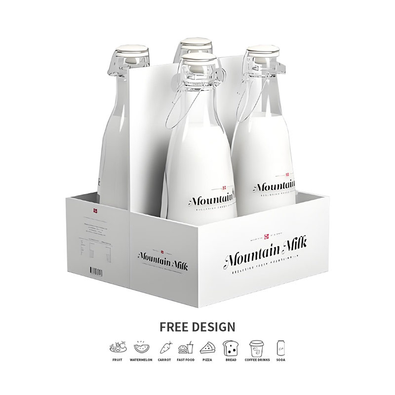 Pudełka do pakowania mleka z tektury falistej