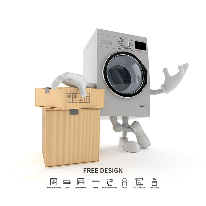 Pudła do pakowania pralek z tektury falistej